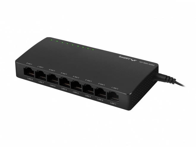 Neriadený stolový gigabitový prepínač Lanberg s 8 portami