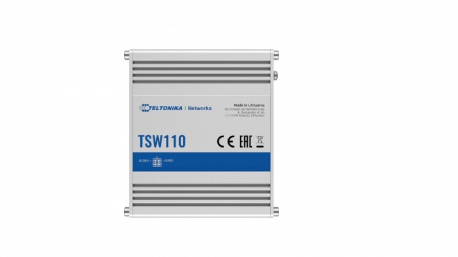 Priemyselný prepojovač TSW110 s 5x Gigabit Ethernet