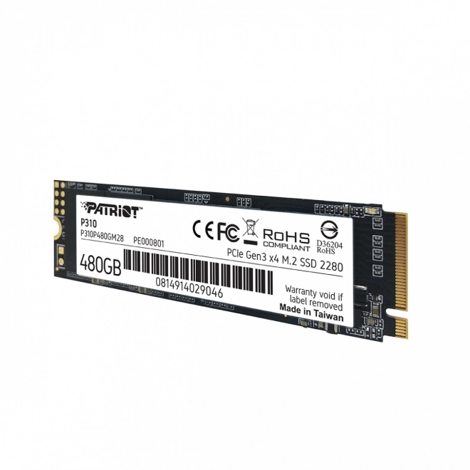 Rýchly SSD disk Patriot NVMe 480GB