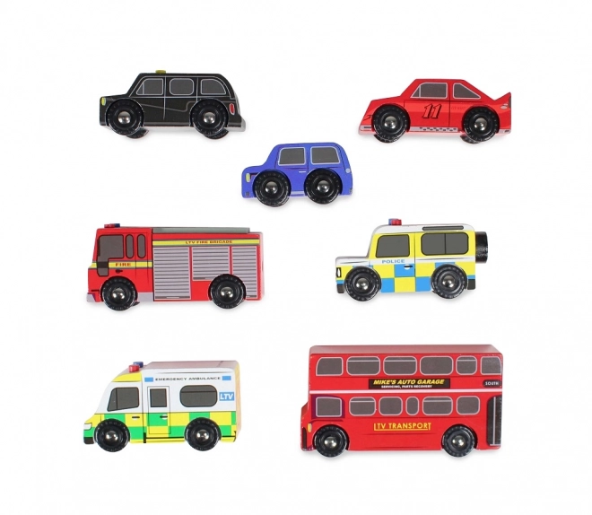 Le Toy Van Set Autíčok London