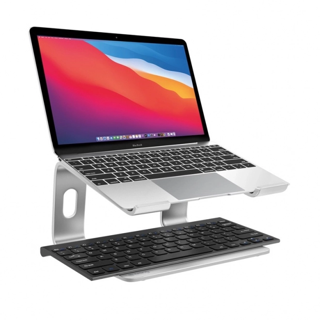 Hliníkový stojan na notebook AluBench strieborný