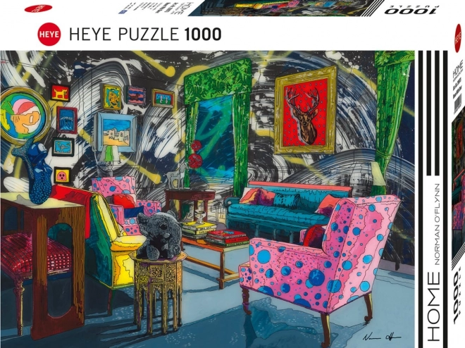 Puzzle 1000 dielikov Izba s jeleňom