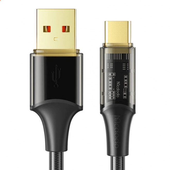 Kabel USB na USB-C Mcdodo 6A 1,2 m čierny