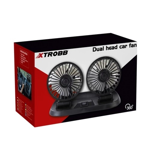 Dvojitý automobilový ventilátor Xtrobb