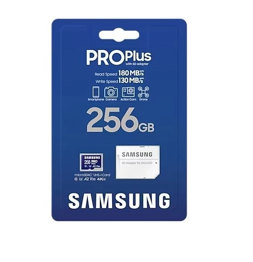Pamäťová karta Samsung PRO Plus SDXC 256 GB