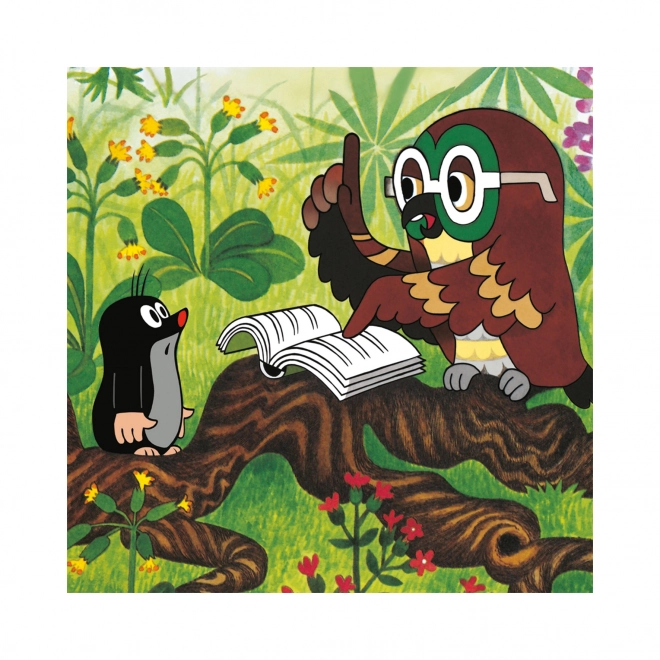 Puzzle Krtek a moudrá sova 60 dielikov