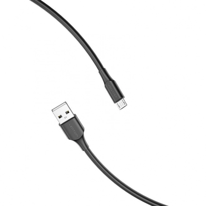 Kábel USB 2.0 na Micro USB Vention čierny