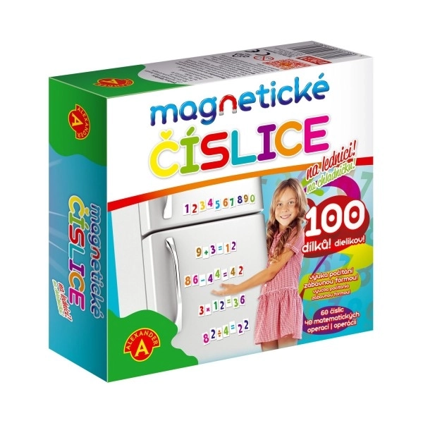 Magnetické číslice na chladničku