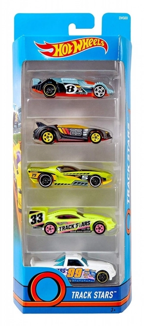 Set piatich autíčok Hot Wheels