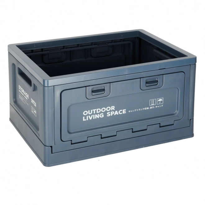 Campingová krabica - skladací box 25l modrá