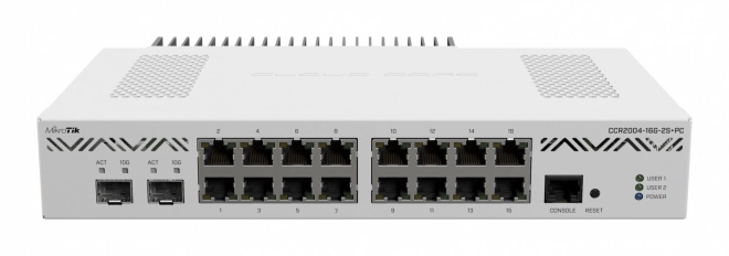 mikrotik cloud core router ccr2004-16g-2s+pc
