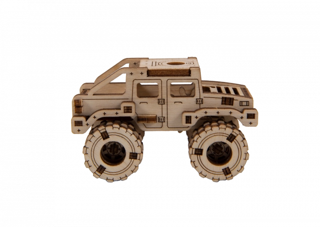 Drevené 3D puzzle - model Monster Truck