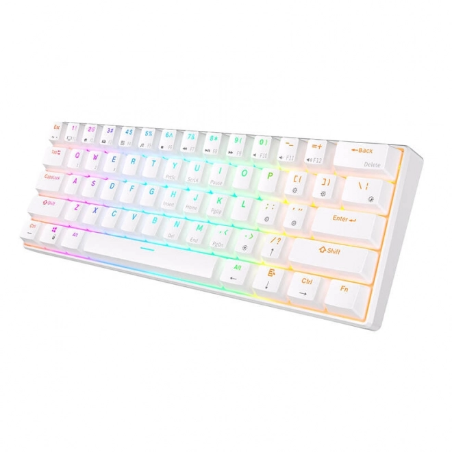Mechanická klávesnica Royal Kludge RK61 RGB biela