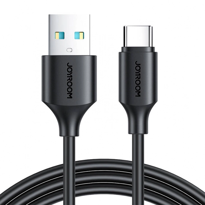 Kabel USB-A/USB-C 0,25 m čierny