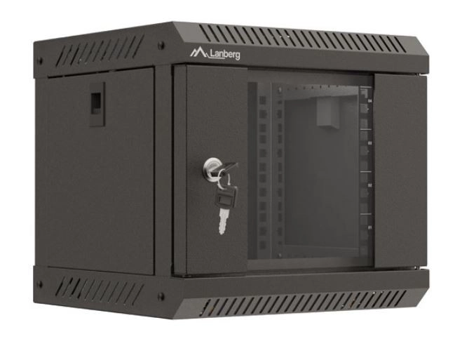 Závesná inštalačná skriňa Rack 10" 4U 300x300 čierna
