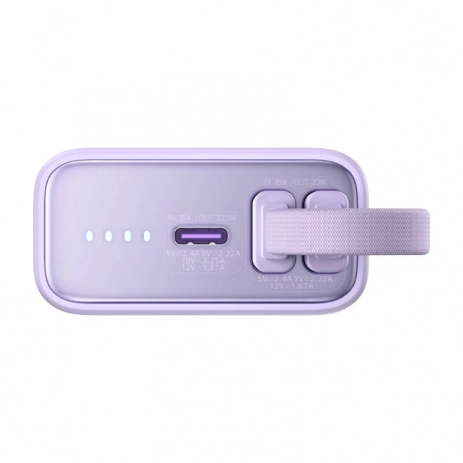 Elegantná powerbanka Romoss 10000mAh fialová