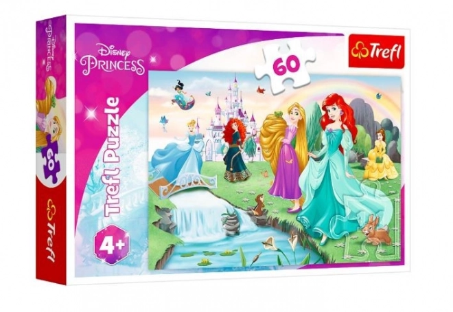 Trefl puzzle s Disney princeznami 60 dielikov