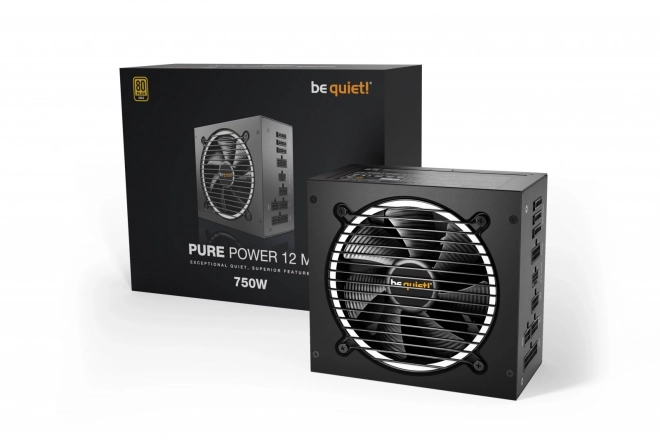 Zásuvný Zdroj Be Quiet! Pure Power 12 M 750W ATX 3.0 GOLD