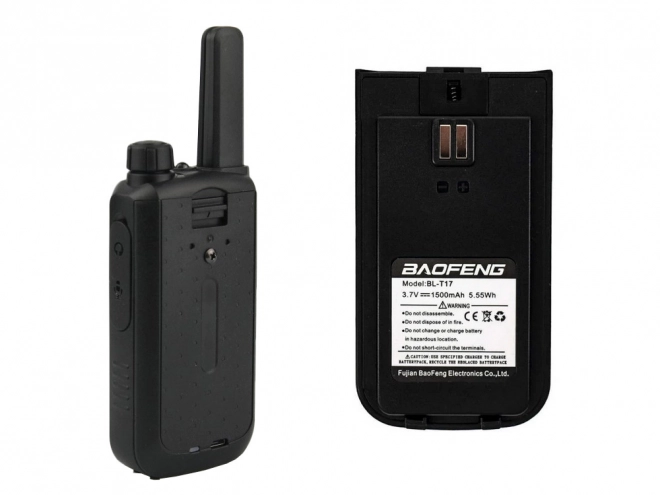 Walkie Talkie Baofeng BF-T17 radiostanica s baterkou 2 ks