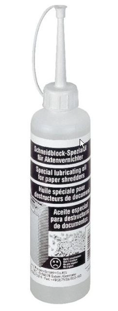 Olej pre skartovačky HSM 250 ml