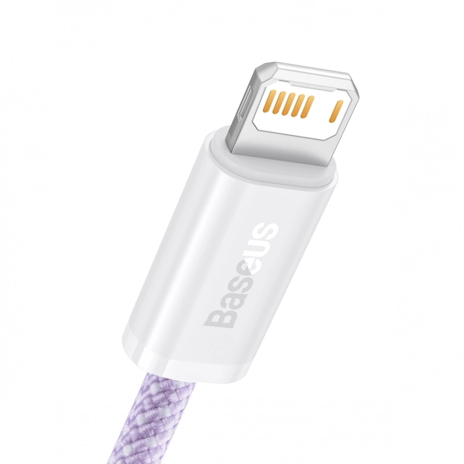 Baseus dynamický kábel USB na Lightning 2m fialový