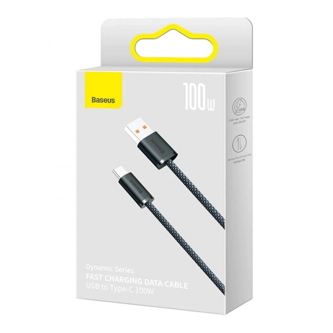 Kábel USB na USB-C Baseus Dynamic 100W 2m čierny