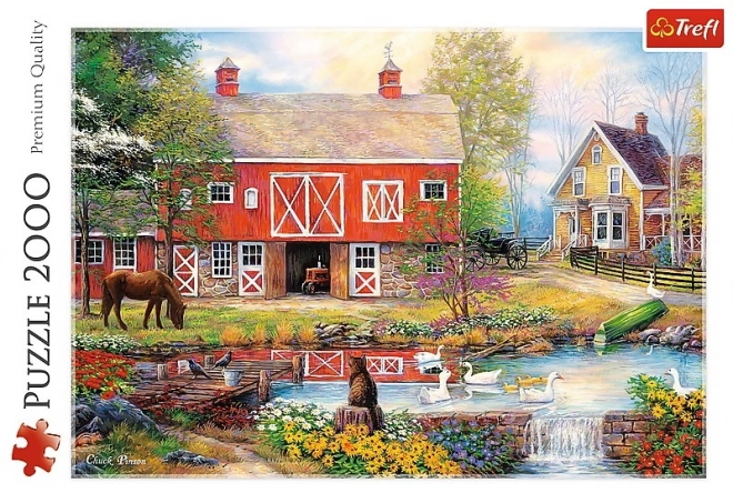 Puzzle Život na vidieku 2000 dielikov