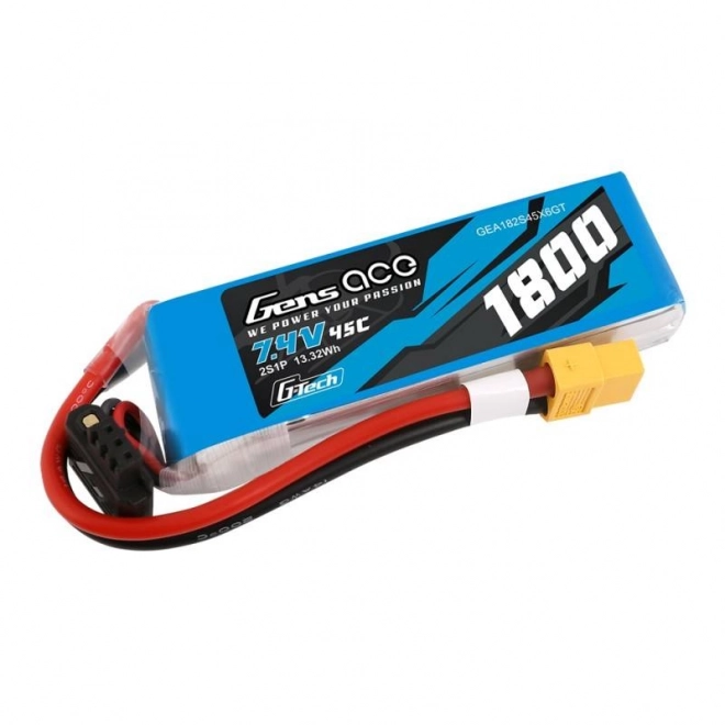 Gens Ace G-Tech LiPo 1800mAh 7.4V 45C Batéria