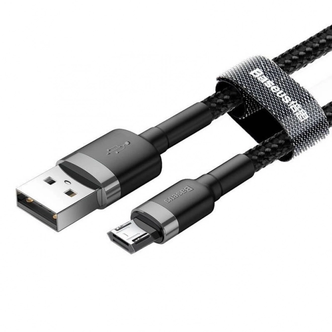 Kábel Baseus Cafule Micro USB šedo-čierny