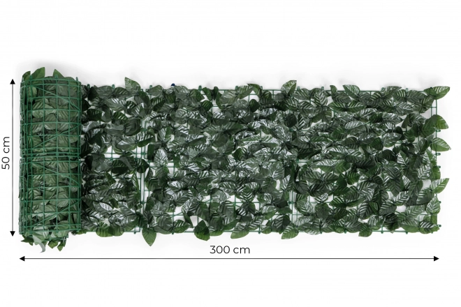 Umela brečtanová zástena na balkón 300x50 cm