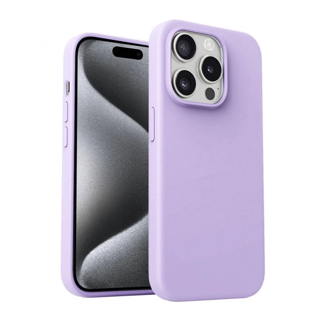 Puzdro Aukey pre iPhone 15 Pro (lila)