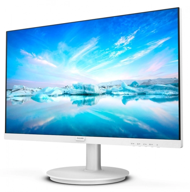 Biely IPS monitor 23.8 palca s HDMI a reproduktormi