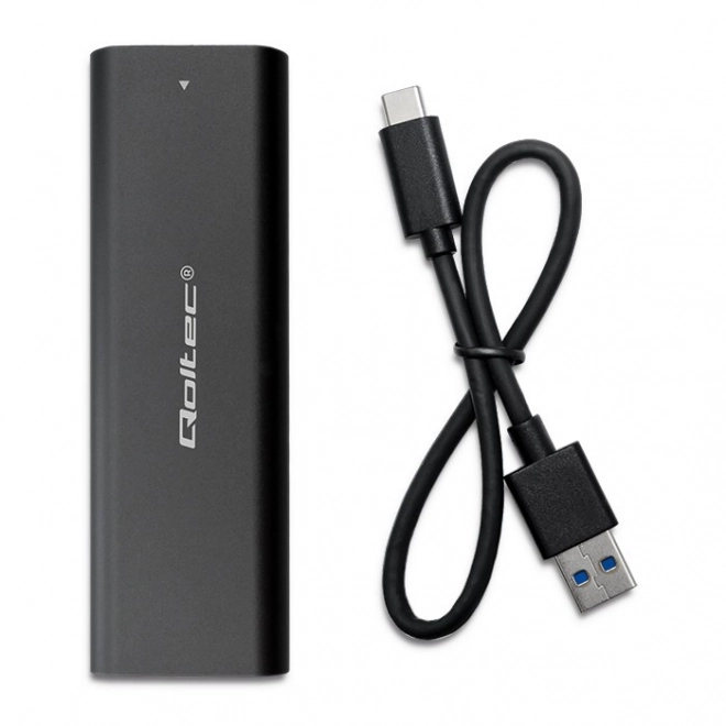 Kryt na disk SSD M.2 USB typ C NVME Qoltec