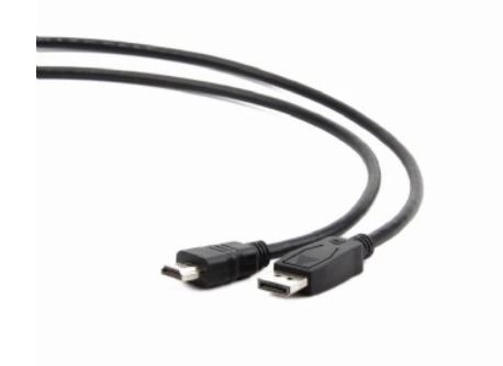 Čierny kábel DisplayPort na HDMI 10m
