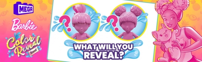 Mega Construx Barbie Color Reveal Trénuj a pečuj o mazlíčky