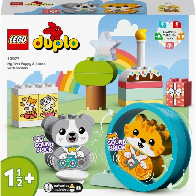 Lego Duplo Môj Prvý Psík A Mačička S Zvukmi