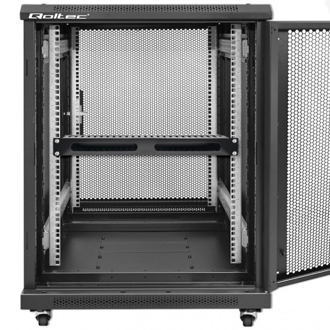 Organizér káblov pre Rack 19" Qoltec, 24 portov, 1U