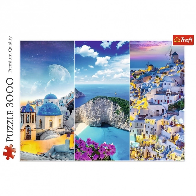 Trefl: Puzzle 3000 dielikov - Grécke prázdniny