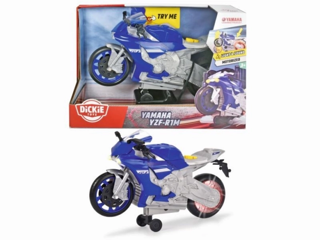 Motorka Yamaha R1 so zvukovými a svetelnými efektmi 26 cm