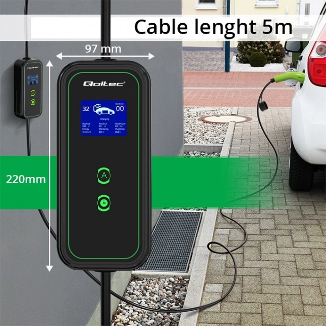 Prenosná nabíjačka pre elektrické autá s WiFi a LCD