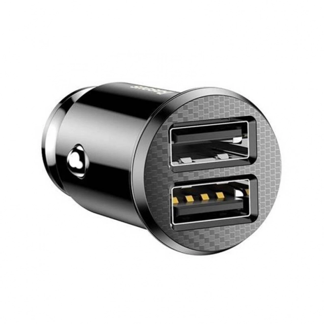 Nabíjačka do auta Baseus Grain USB čierna