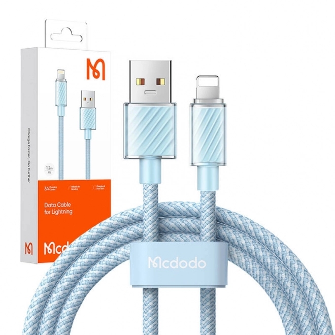 Kabel Usb-A Na Lightning 1,2 m Modrý