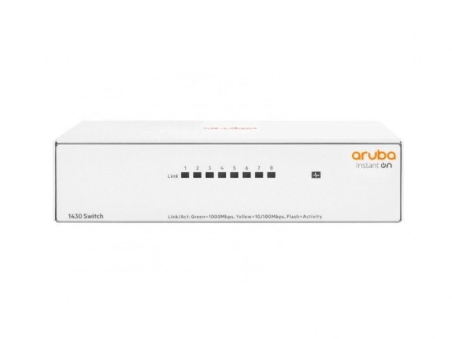 Prvotriedny prepínač ARUBA Instant On 8-portový