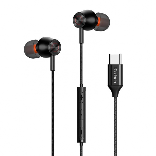 In-ear slúchadlá s USB-C konektorom od Mcdodo