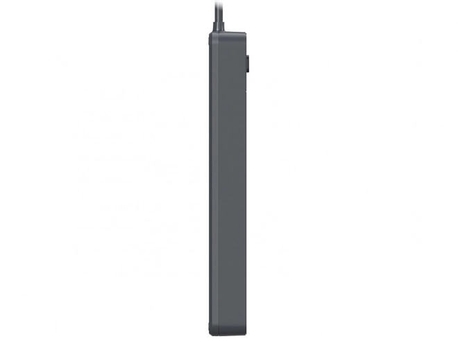 Protiprepäťová napájacia lišta Tracer Power Line+ 3m Graphite
