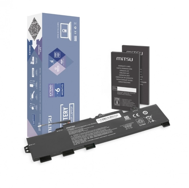 Batéria Mitsu HP EliteBook TT03XL 4400mAh