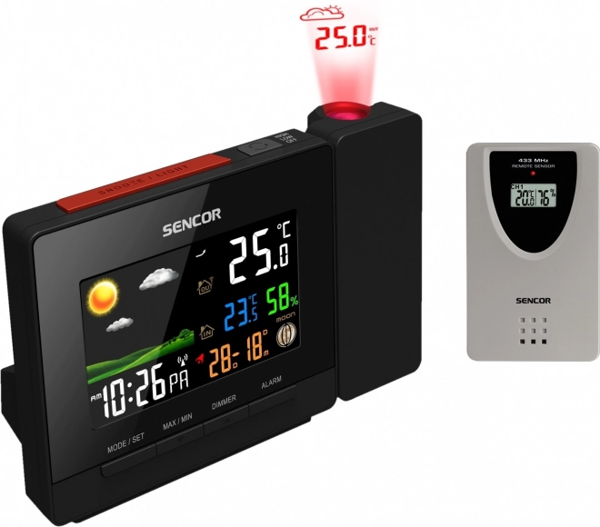 Projektorová meteostanica SENCOR SWS 5400