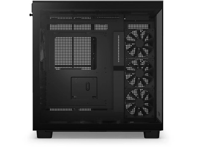 Počítačová skriňa NZXT H9 Flow s oknom čierna