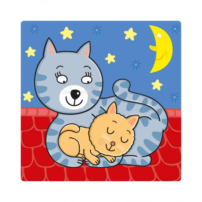 Dino baby puzzle Domáce zvieratká