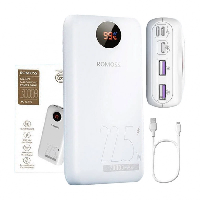 Powerbanka Romoss 30000mAh, 22,5W